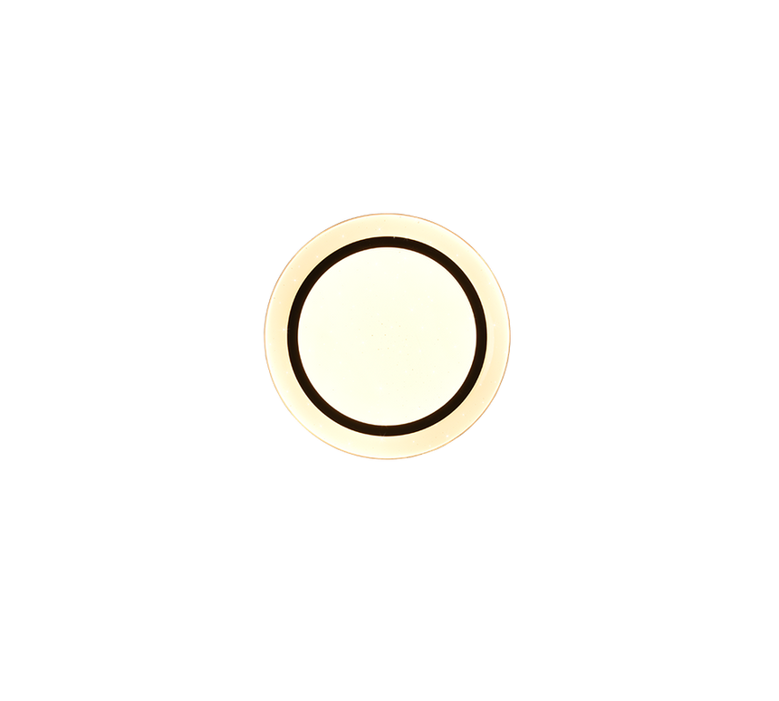 Plafón de techo Trio Atria LED negro mate CCT Ø27cm R67042832