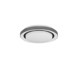 Plafón de techo Trio Atria LED negro mate CCT Ø27cm R67042832