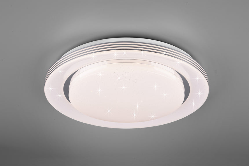 Plafón de techo Trio Atria LED blanco CCT Ø58cm R67045800