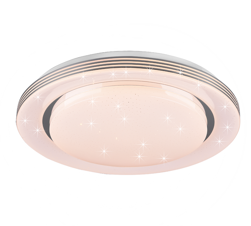 Plafón de techo Trio Atria LED blanco CCT Ø58cm R67045800