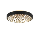 Plafón de techo Trio Chizu LED negro mate CCT Ø40,5cm R67161132
