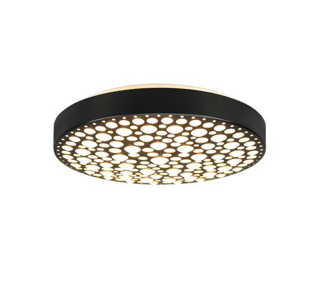 Plafón de techo Trio Chizu LED negro mate CCT Ø40,5cm R67161132