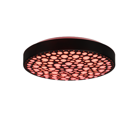 Plafón de techo Trio Chizu LED negro mate CCT Ø40,5cm R67161132