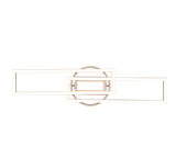 Plafón de techo Trio Twister grande LED níquel mate CCT 90,5cm R67183107