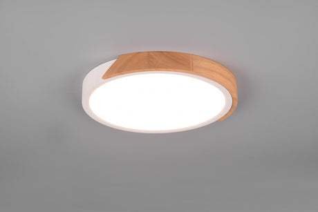 Plafón de techo Trio Jano estera blanca R67201131