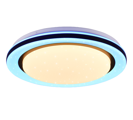 Plafón de techo Trio Cartida LED blanco CCT Ø38cm R67244000
