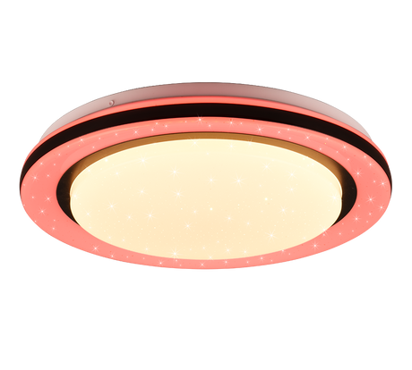 Plafón de techo Trio Cartida LED blanco CCT Ø38cm R67244000