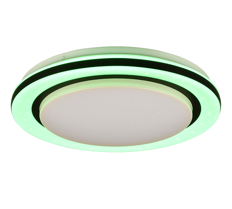 Plafón de techo Trio Cartida LED blanco CCT Ø38cm R67244000