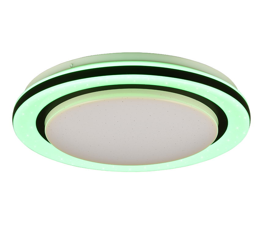 Plafón de techo Trio Cartida LED blanco CCT Ø38cm R67244000