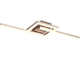 Plafón de techo Trio Viale LED níquel mate 3000K 54,4cm R67303107