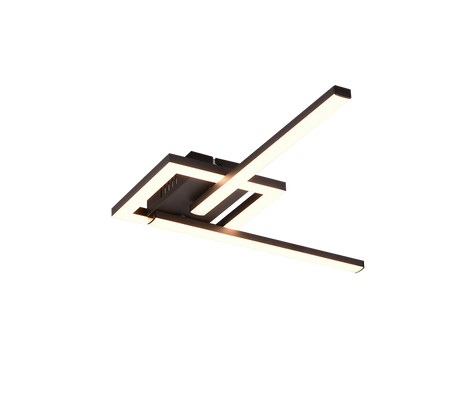 Plafón de techo Trio Viale LED 3000K 54,4cm negro mate — ref. R67303132 (2)