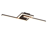 Plafón de techo Trio Viale LED 3000K 54,4cm negro mate — ref. R67303132 (1)