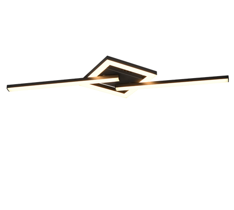 Plafón de techo Trio Viale LED 3000K 54,4cm negro mate — ref. R67303132 (4)