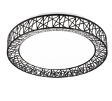 Plafón de techo Trio Cluster LED negro CCT Ø48cm R67321102