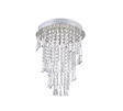 Plafón de techo Trio Pomp LED cromo CCT Ø30cm R67341106