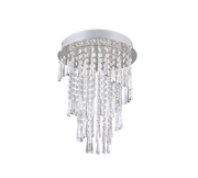 Plafón de techo Trio Pomp LED cromo CCT Ø30cm R67341106