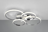 Plafón de techo Trio Cires cromo R67364106