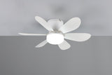 Ventilador de techo con luz LUND LED regulable DC blanco 53cm 8W mando R67462131