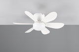 Ventilador de techo con luz LUND LED regulable DC blanco 53cm 8W mando R67462131
