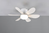 Ventilador de techo con luz LUND LED regulable DC blanco 53cm 8W mando R67462131