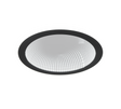 Plafón de techo Trio Glace LED negro mate CCT Ø38cm R67681132