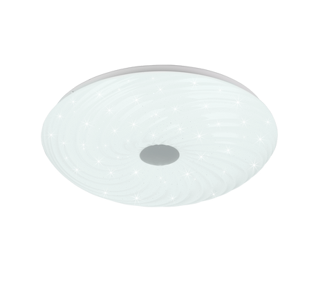 Plafón de techo Trio Gravity LED blanco CCT regulable con mando Ø37,5cm R67693800 - vista 2