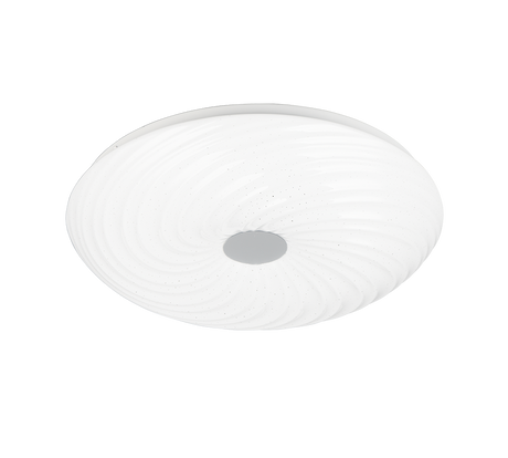 Plafón de techo Trio Gravity LED blanco CCT regulable con mando Ø37,5cm R67693800 - vista 5