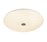 Plafón de techo Trio Gravity LED blanco CCT regulable con mando Ø57,5cm R67695800