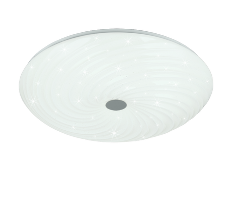 Plafón de techo Trio Gravity LED blanco CCT regulable con mando Ø57,5cm R67695800 - vista 2