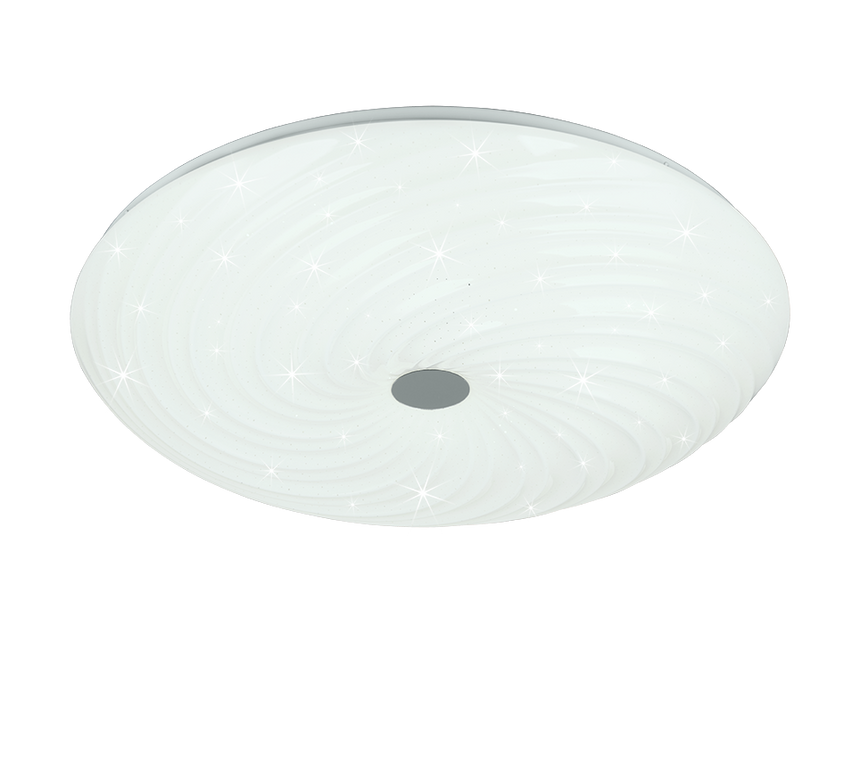 Plafón de techo Trio Gravity LED blanco CCT regulable con mando Ø57,5cm R67695800 - vista 2