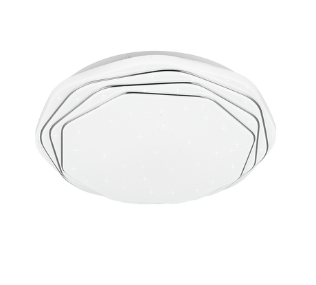 Plafón de techo Trio Dizzy LED blanco CCT Ø38cm R67741100