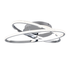 Plafón de techo Trio Lane LED cromo 4000K 58cm R67802106