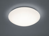 Plafón de baño Trio Pollux LED blanco 3000K regulable IP44 Ø27cm R67831101