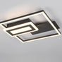 Plafón de techo Trio Spiro estera negra R67862132
