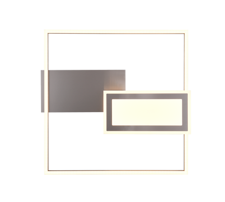 Plafón de techo Spiro Trio níquel LED 32W 67862907