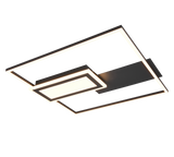 Plafón de techo Spiro Trio negro LED 32W 67862932