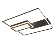Plafón de techo Spiro Trio negro LED 32W 67862932