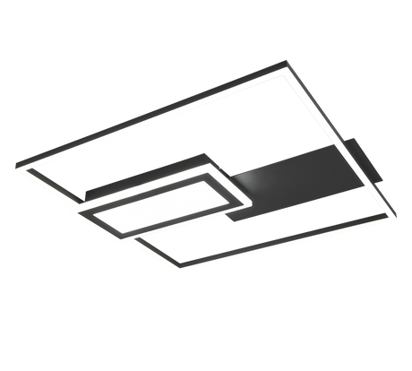 Plafón de techo Spiro Trio negro LED 32W 67862932