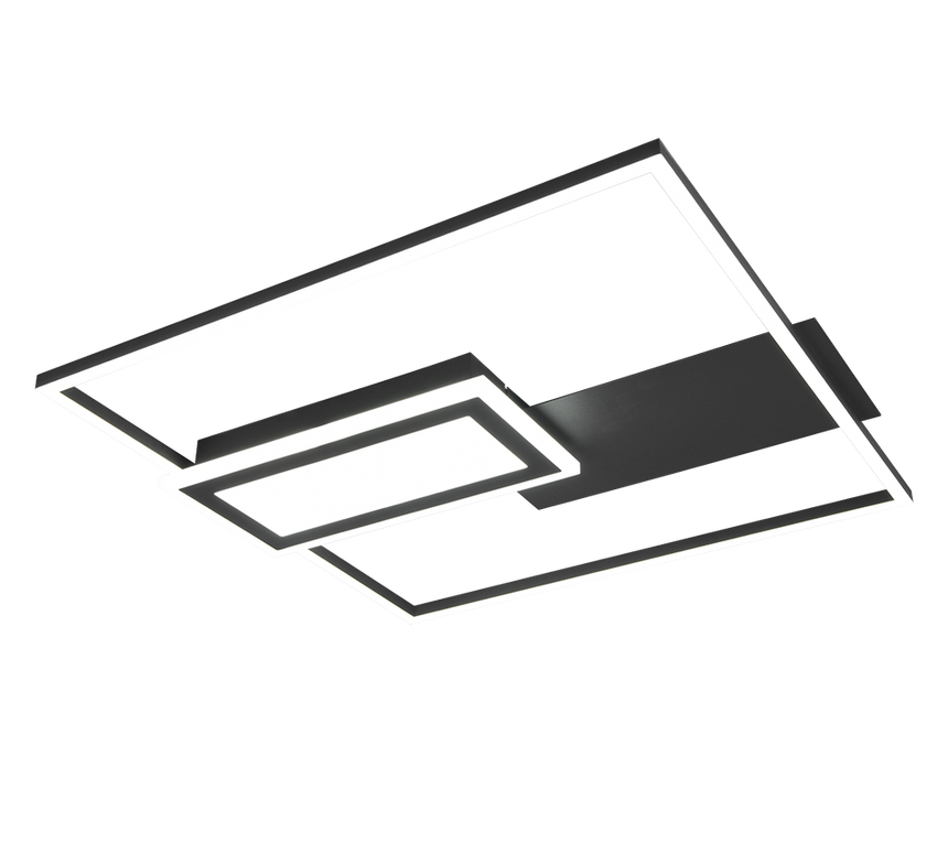 Plafón de techo Spiro Trio negro LED 32W 67862932