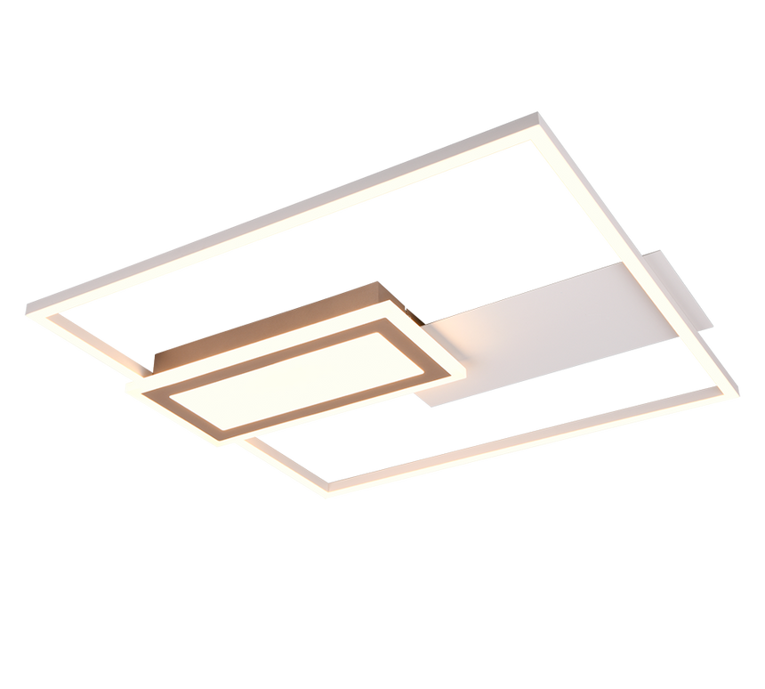 Plafón de techo Spiro Trio gris LED 32W 67862976