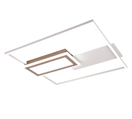Plafón de techo Spiro Trio gris LED 32W 67862976
