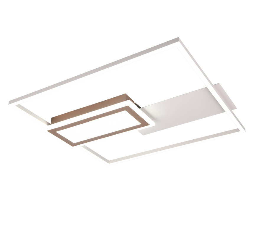 Plafón de techo Spiro Trio gris LED 32W 67862976