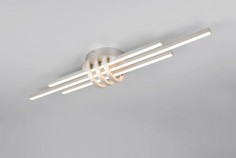 Plafón de techo Trio Cinto níquel mate R67873107