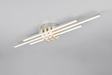 Plafón de techo Trio Cinto níquel mate — ref. R67873107 (1)