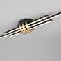 Plafón de techo Trio Cinto schwarz-gold R67873180