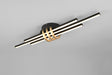 Plafón de techo Trio Cinto schwarz-gold R67873180