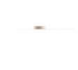 Plafón de techo Trio Odio grande LED níquel mate 3000K 110cm R67882107