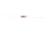Plafón de techo Trio Odio grande LED níquel mate 3000K 110cm R67882107