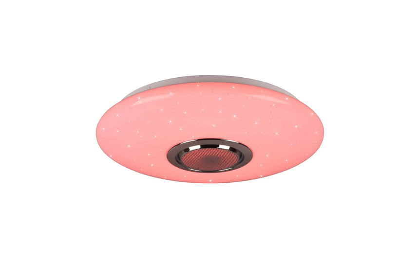 Trio Música Plafón LED de plástico blanco R69031101