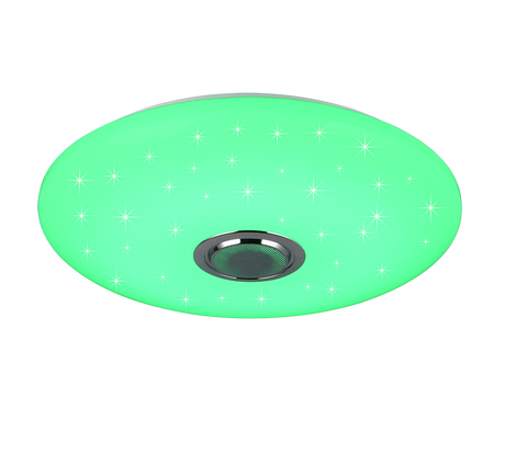 Plafón de techo Trio Musica LED blanco CCT Ø58cm R69031901